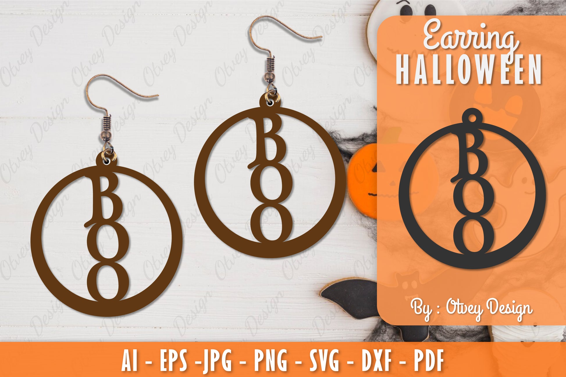 Earring Halloween Lasercut SVG Bundle 198 - CraftNest - Digital Crafting and Art