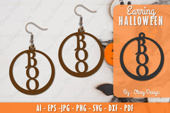 Earring Halloween Lasercut SVG Bundle 198 - CraftNest - Digital Crafting and Art