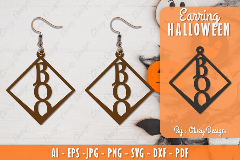Earring Halloween Lasercut SVG Bundle 226 - CraftNest - Digital Crafting and Art