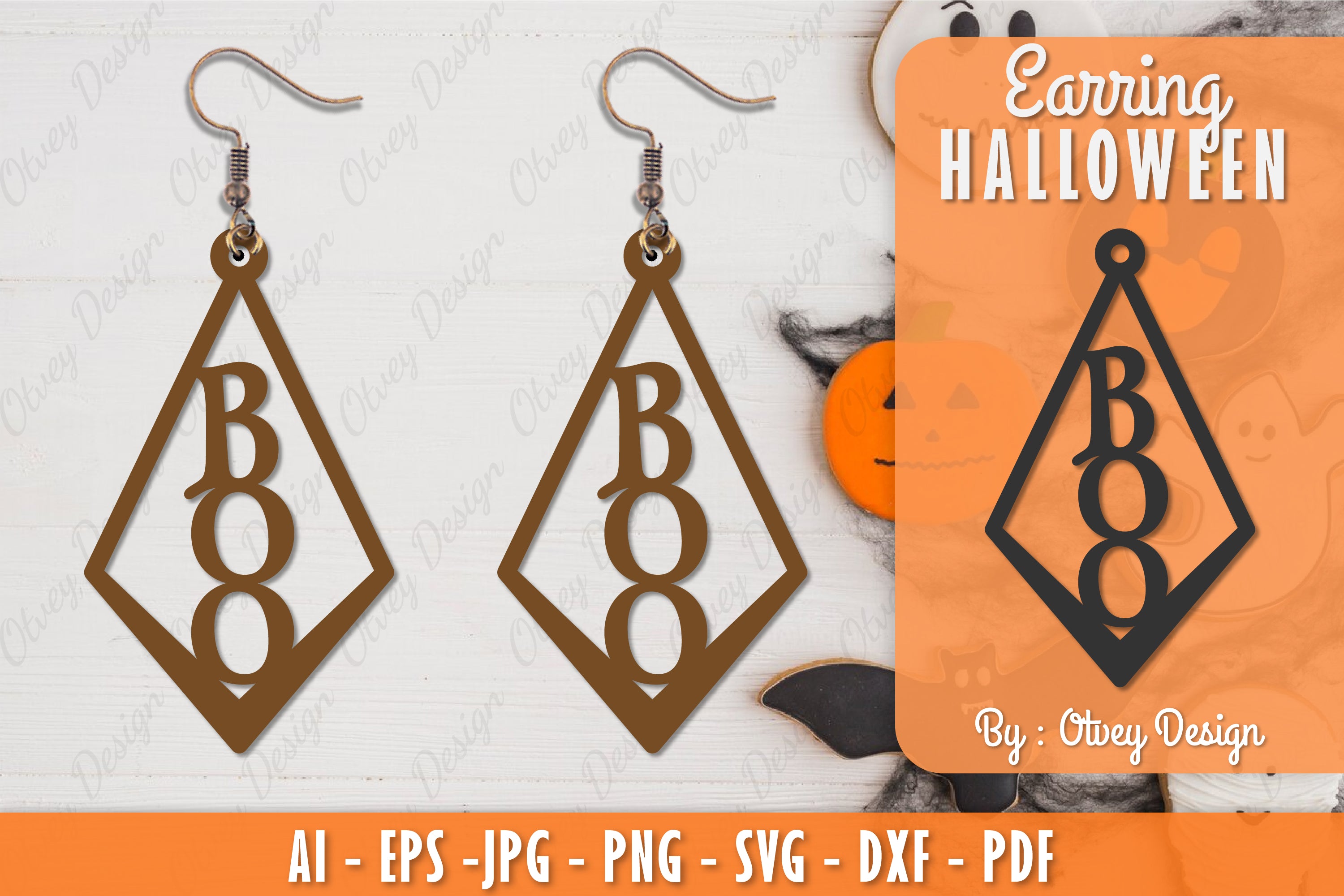 Earring Halloween Lasercut SVG Bundle 140 - CraftNest - Digital Crafting and Art
