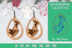 Christmas Earrings SVG Bundle 101 - CraftNest - Digital Crafting and Art