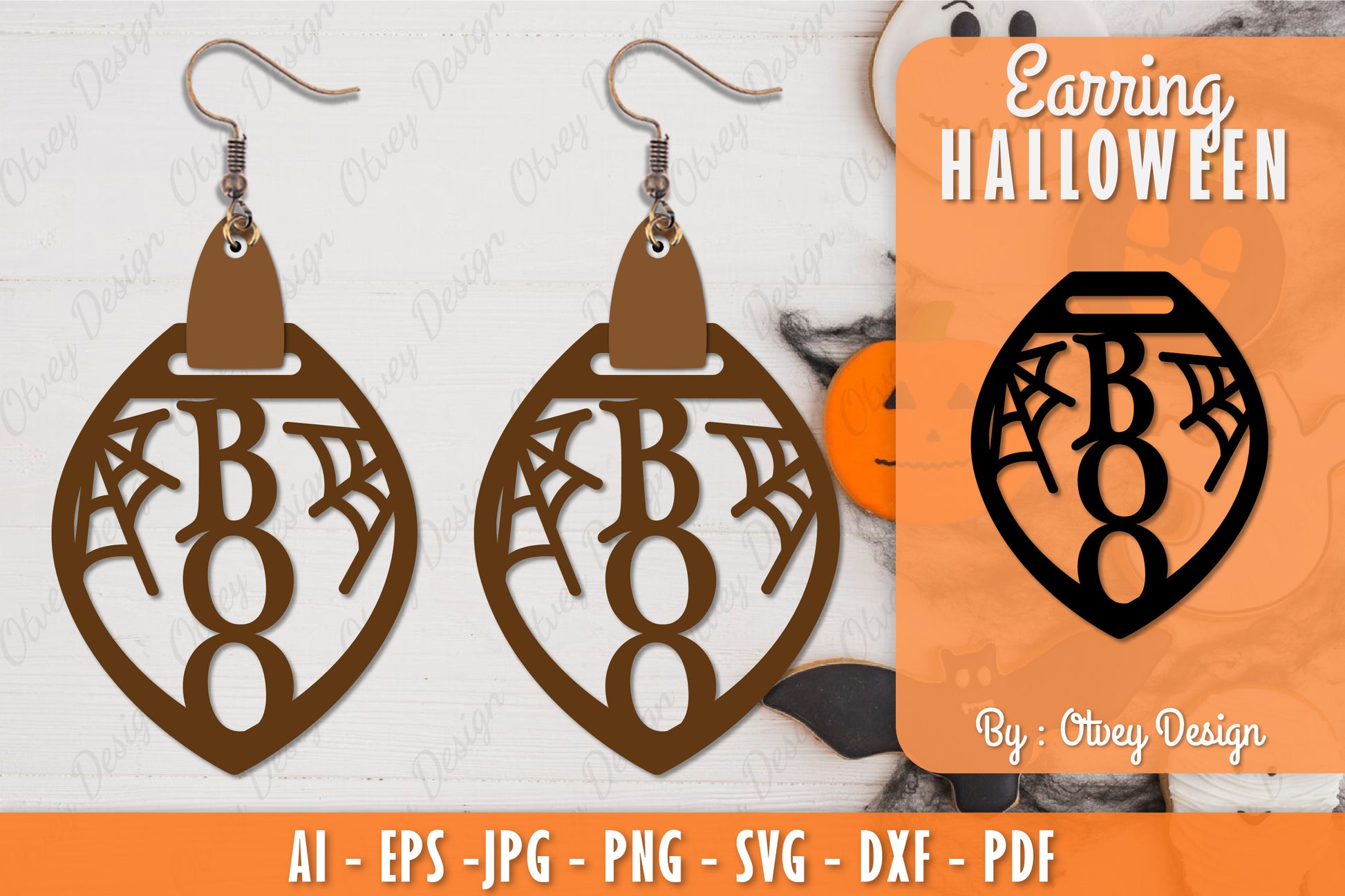 Earring Halloween Lasercut SVG Bundle 285 - CraftNest - Digital Crafting and Art