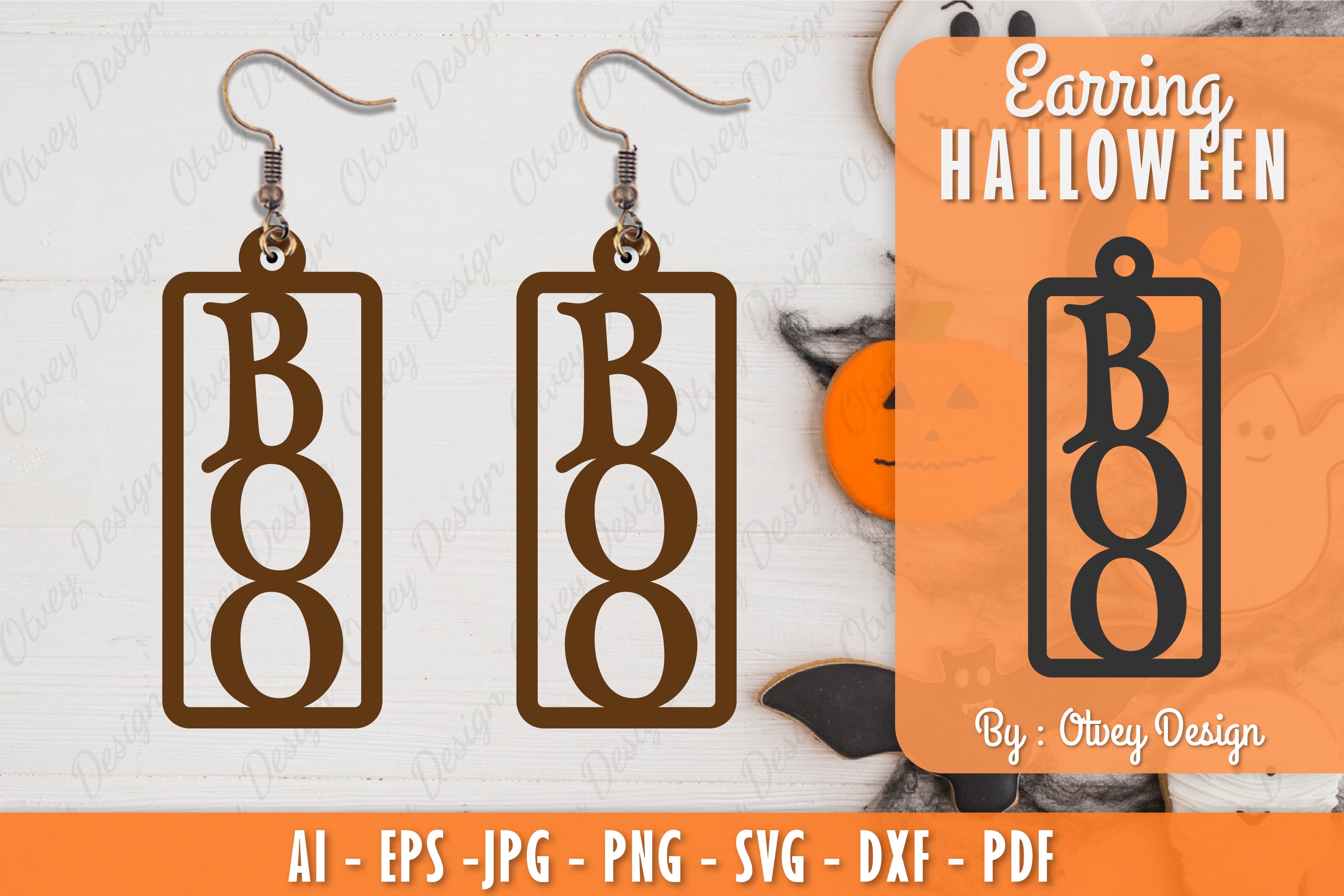Earring Halloween Lasercut SVG Bundle 54 - CraftNest - Digital Crafting and Art