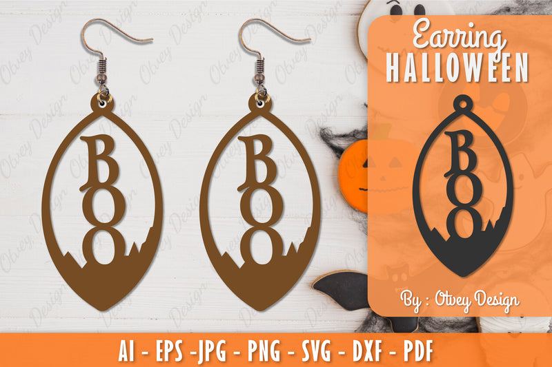Earring Halloween Lasercut SVG Bundle 168 - CraftNest - Digital Crafting and Art