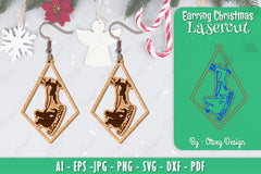 Christmas Earrings SVG Bundle 41 - CraftNest - Digital Crafting and Art