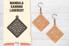 Earring Mandala Lasercut SVG Bundle