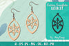 Snowflake Earring Lasercut SVG Bundle