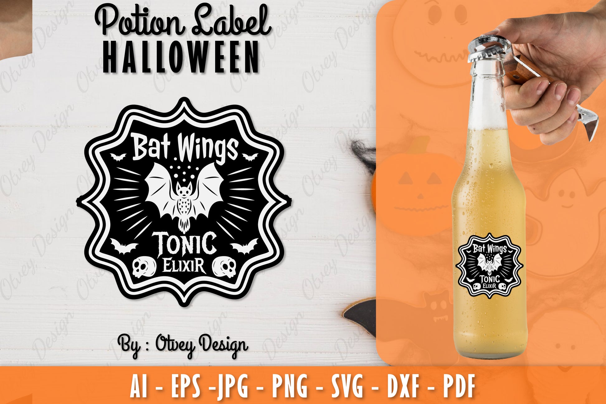 Halloween Potion Label SVG Bundle 34 - CraftNest - Digital Crafting and Art