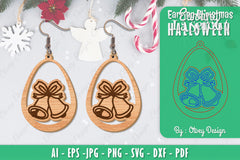 Christmas Earrings SVG Bundle 100 - CraftNest - Digital Crafting and Art