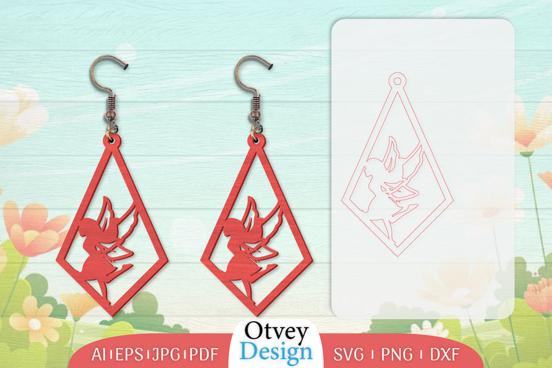 Fairy Earring Lasercut SVG Bundle 27 - CraftNest - Digital Crafting and Art