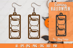 Earring Halloween Lasercut SVG Bundle 53 - CraftNest - Digital Crafting and Art