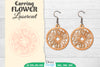 Earring Flower Lasercut SVG Bundle
