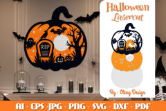 Halloween Pumpkins Lasercut SVG Bundle 3 - CraftNest - Digital Crafting and Art