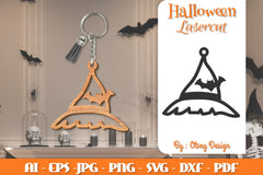 Keychain Halloween Lasercut SVG Bundle 252 - CraftNest - Digital Crafting and Art