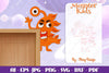 Monster Kids Corner Door Lasercut SVG Bundle