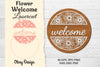 Flower Welcome Lasercut SVG Bundle