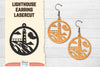 Lighthouse Earring Lasercut SVG Bundle