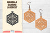 Earring Mandala Lasercut SVG Bundle