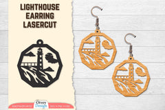 Lighthouse Earring Lasercut SVG Bundle 77 - CraftNest - Digital Crafting and Art