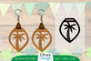 Earring Summer Lasercut SVG Bundle