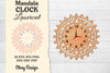 Clock Mandala Lasercut SVG Bundle