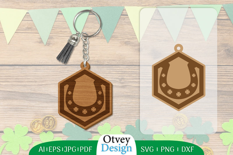 St Patrick's Day Keychain SVG Bundle 16 - CraftNest - Digital Crafting and Art