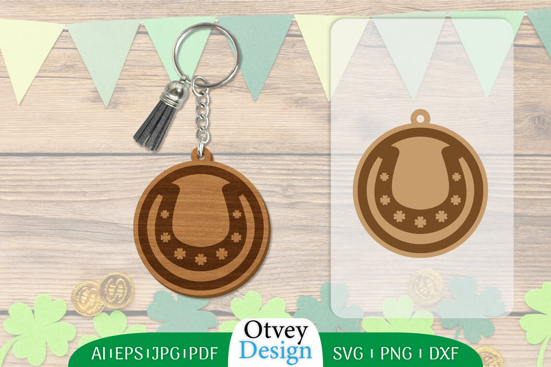 St Patrick's Day Keychain SVG Bundle 29 - CraftNest - Digital Crafting and Art