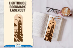 Lighthouse Bookmark SVG Bundle 6 - CraftNest - Digital Crafting and Art