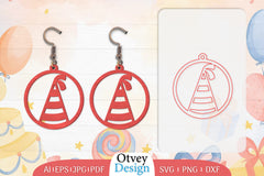 Birthday Earrings Lasercut SVG Bundle 3 - CraftNest - Digital Crafting and Art