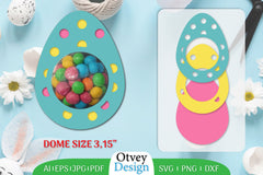 Candy Dome Easter Eggs SVG Bundle 6 - CraftNest - Digital Crafting and Art
