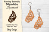 Earring Butterfly Mandala Lasercut SVG Bundle