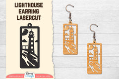 Lighthouse Earring Lasercut SVG Bundle 42 - CraftNest - Digital Crafting and Art