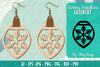 Snowflake Earring Lasercut SVG Bundle