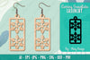 Snowflake Earring Lasercut SVG Bundle