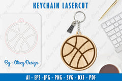 Ball Keychain SVG Bundle 4 - CraftNest - Digital Crafting and Art