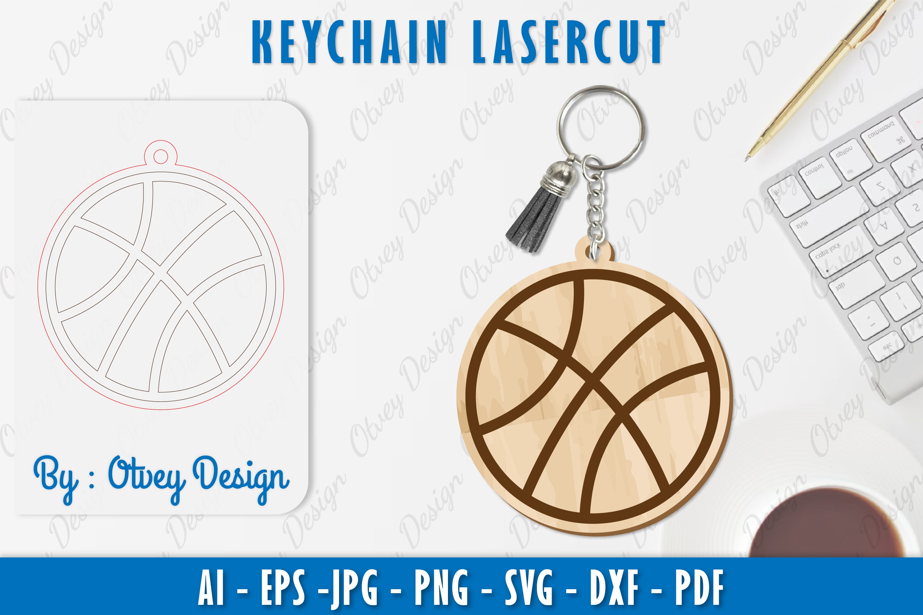 Ball Keychain SVG Bundle 4 - CraftNest - Digital Crafting and Art