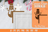 Snowman Door Corner Lasercut SVG Bundle