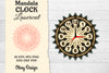 Clock Mandala Lasercut SVG Bundle