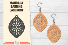 Earring Mandala Lasercut SVG Bundle 26 - CraftNest - Digital Crafting and Art
