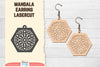 Earring Mandala Lasercut SVG Bundle