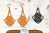 Happy Easter Egg Earring Lasercut SVG Bundle