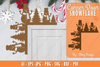 Snowman Door Corner Lasercut SVG Bundle