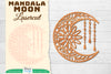 Moon Mandala Lasercut SVG Bundle