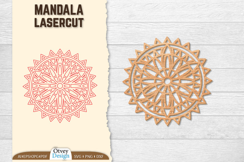 Mandala Lasercut SVG Bundle 3 - CraftNest - Digital Crafting and Art