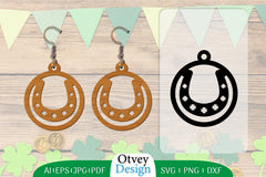 St Patrick's Day Earring SVG Bundle 9 - CraftNest - Digital Crafting and Art