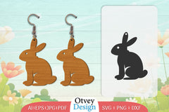 Earring Rabbit Lasercut SVG Bundle 3 - CraftNest - Digital Crafting and Art