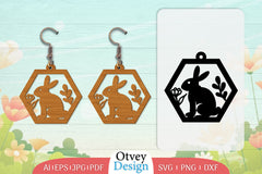 Earring Rabbit Lasercut SVG Bundle 75 - CraftNest - Digital Crafting and Art