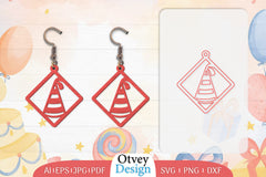 Birthday Earrings Lasercut SVG Bundle 11 - CraftNest - Digital Crafting and Art