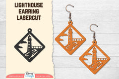 Lighthouse Earring Lasercut SVG Bundle 6 - CraftNest - Digital Crafting and Art