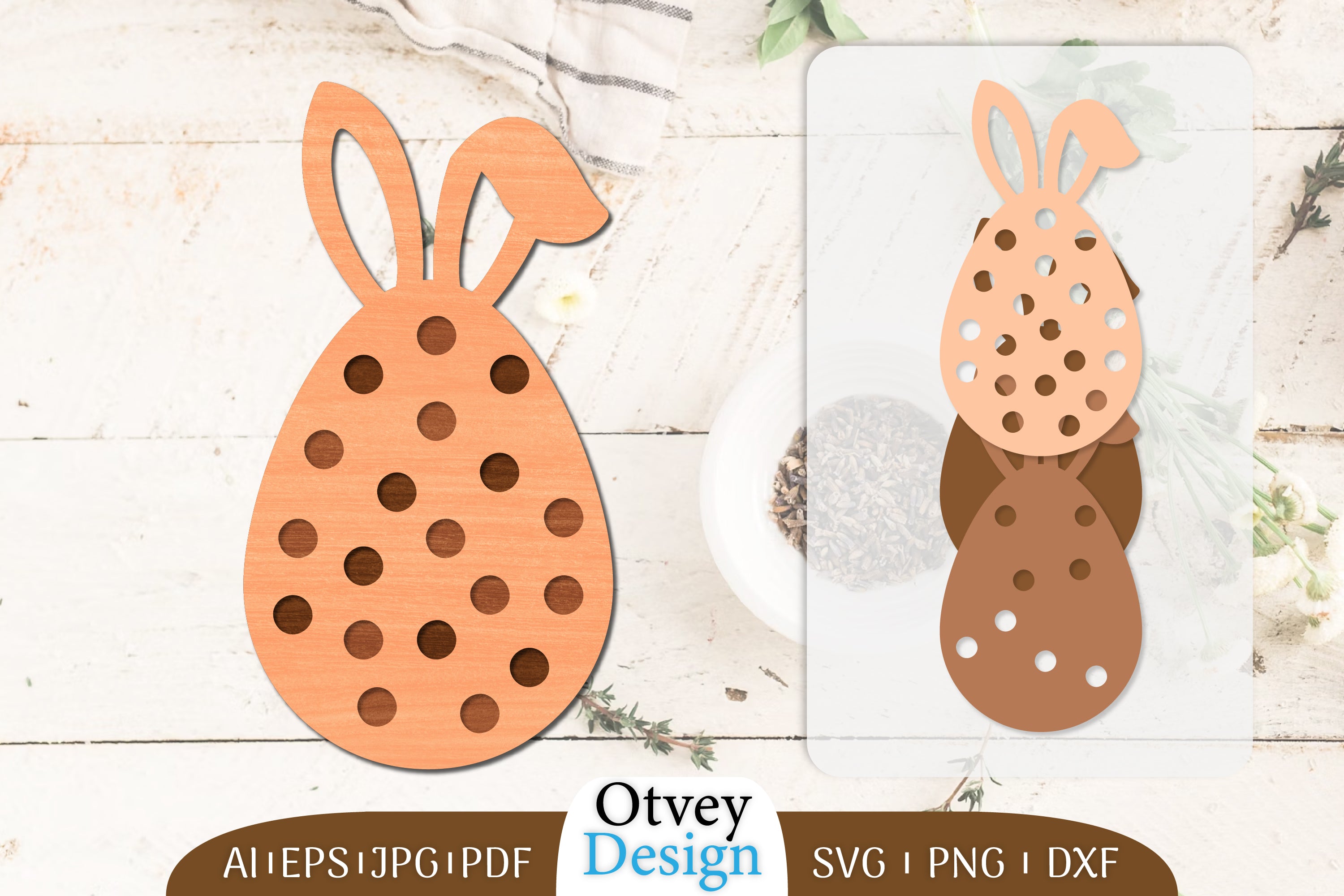 Easter Eggs Lasercut SVG Bundle 6 - CraftNest - Digital Crafting and Art